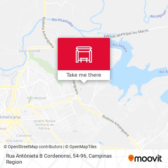 Rua Antônieta B Cordenonsi, 54-96 map