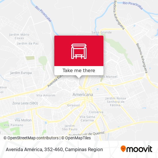 Avenida América, 352-460 map