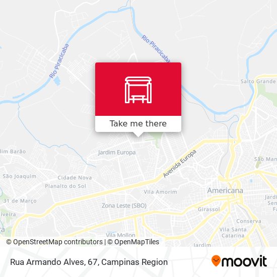 Rua Armando Alves, 67 map