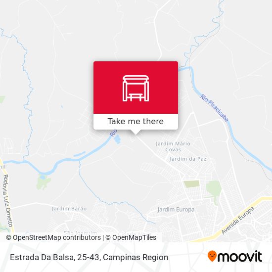 Estrada Da Balsa, 25-43 map