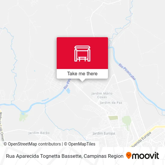 Rua Aparecida Tognetta Bassette map