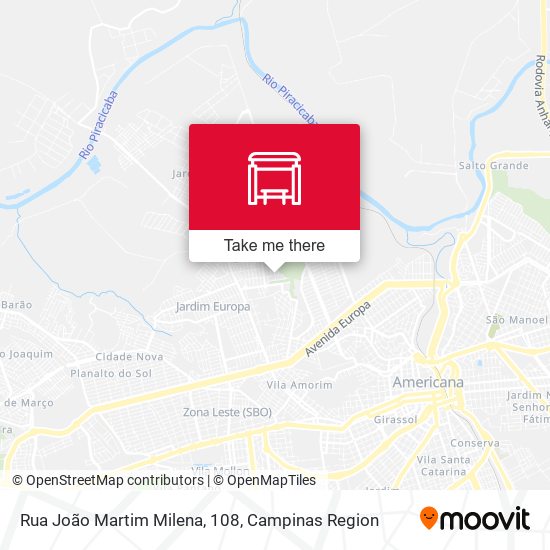 Rua João Martim Milena, 108 map