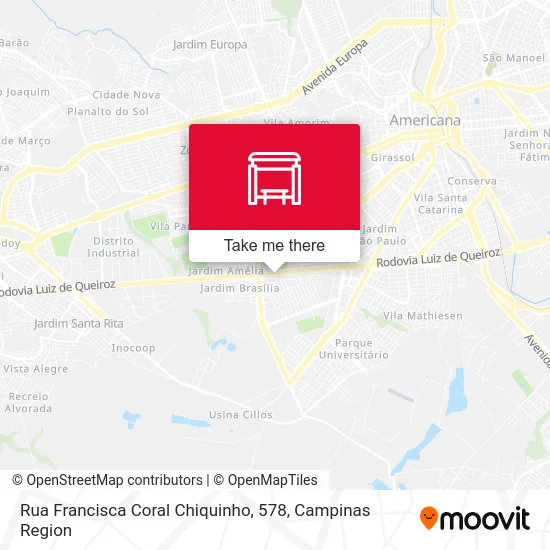 Rua Francisca Coral Chiquinho, 578 map