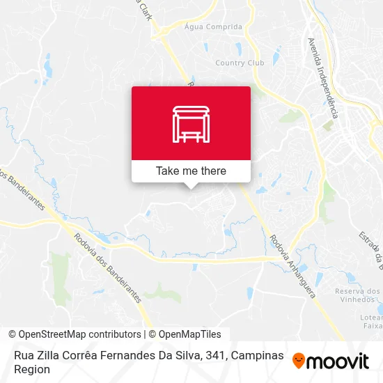Rua Zilla Corrêa Fernandes Da Silva, 341 map