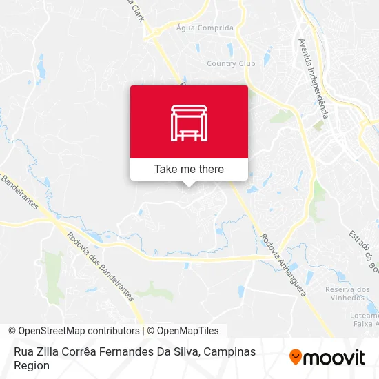 Rua Zilla Corrêa Fernandes Da Silva map