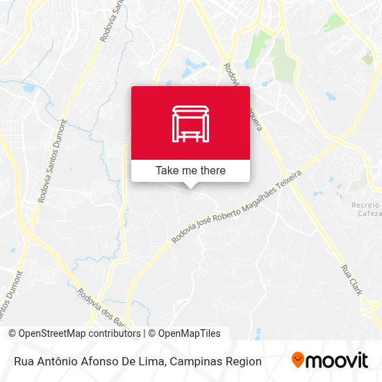 Rua Antônio Afonso De Lima map