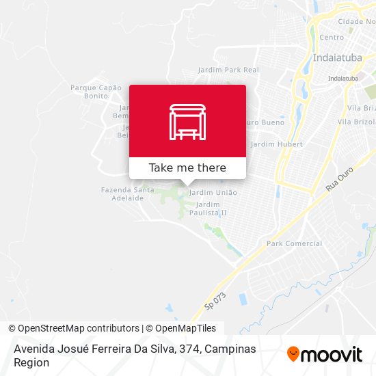 Avenida Josué Ferreira Da Silva, 374 map
