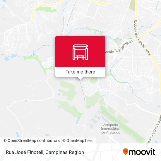 Rua José Finoteli map