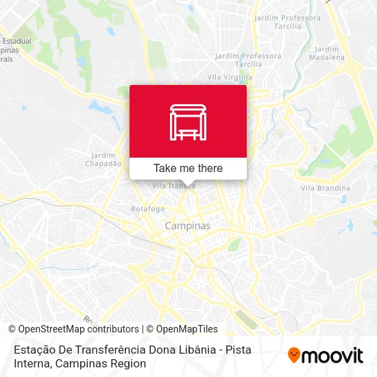 Estação De Transferência Dona Libânia - Pista Interna map