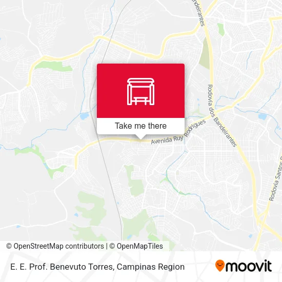 E. E. Prof. Benevuto Torres map