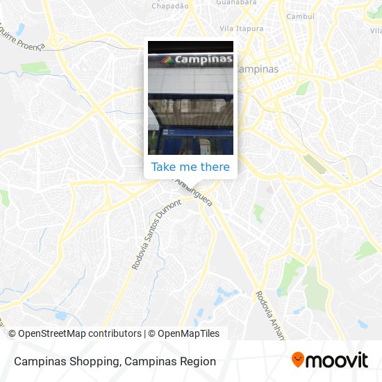 Campinas Shopping map