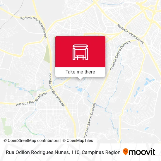 Rua Odilon Rodrigues Nunes, 110 map