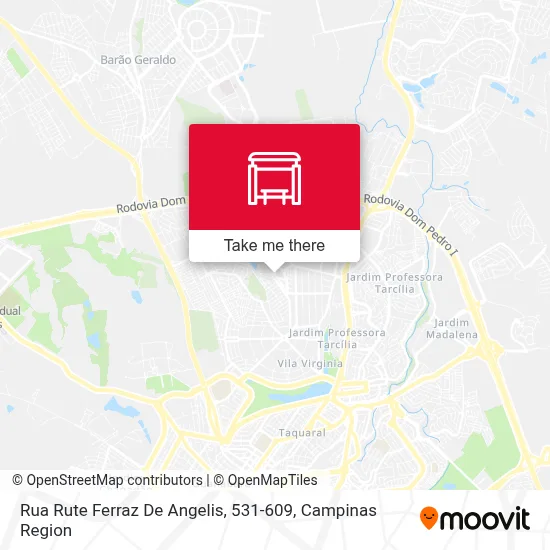 Rua Rute Ferraz De Angelis, 531-609 map