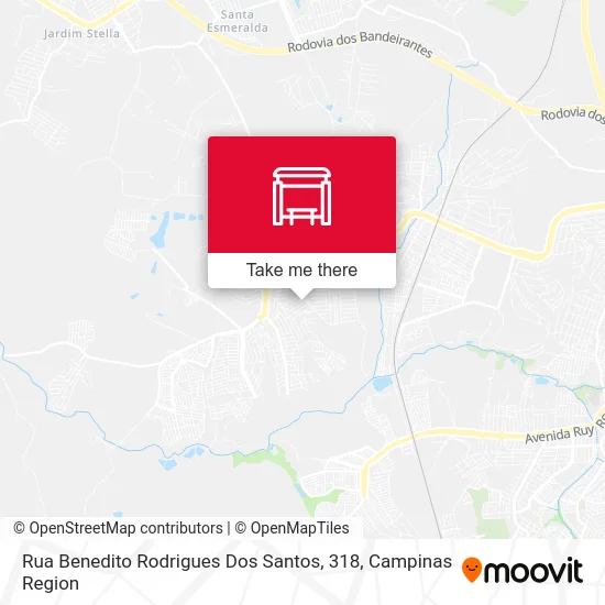 Rua Benedito Rodrigues Dos Santos, 318 map