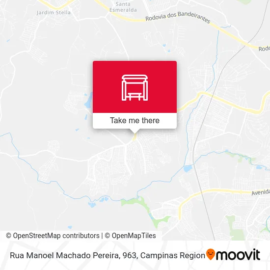 Rua Manoel Machado Pereira, 963 map