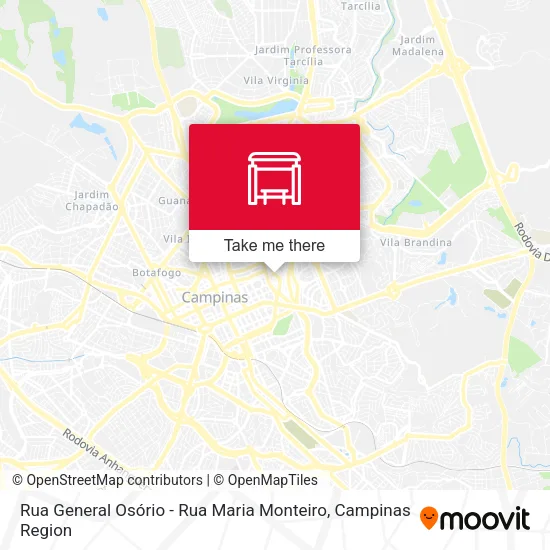 Rua General Osório - Rua Maria Monteiro map