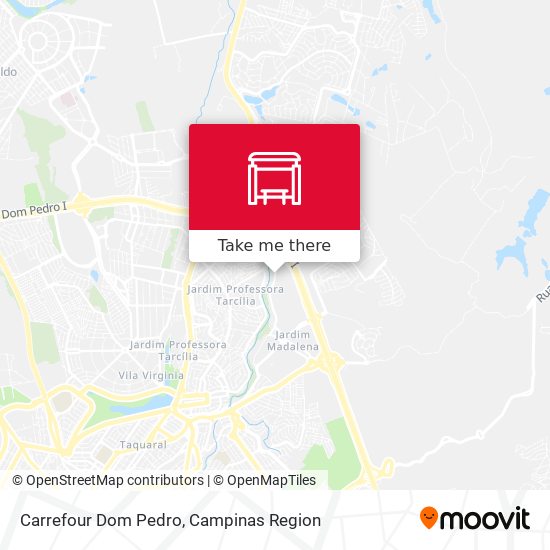 Carrefour Dom Pedro map