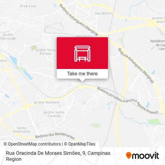 Rua  Oracinda De Moraes Simões, 9 map