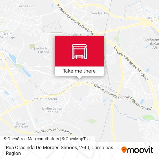 Rua Oracinda De Moraes Simões, 2-40 map