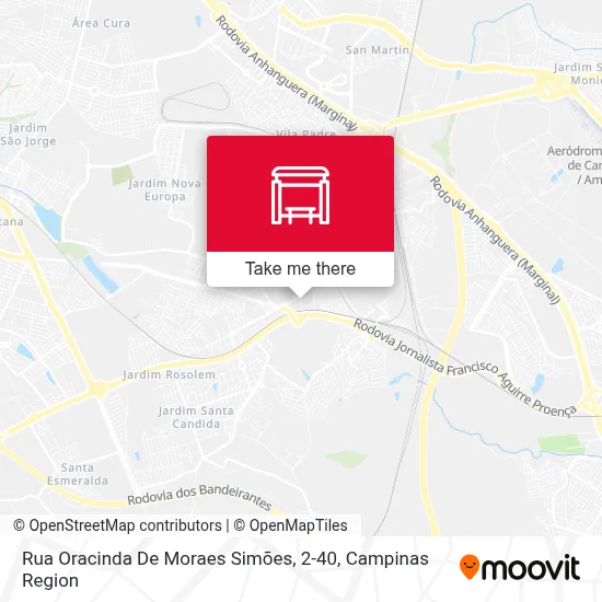 Rua Oracinda De Moraes Simões, 2-40 map