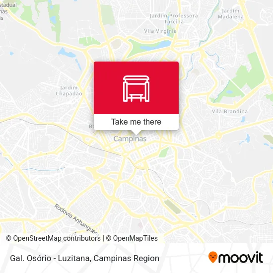 Gal. Osório - Luzitana map