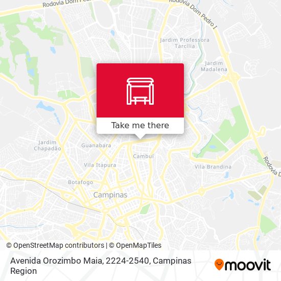 Avenida Orozimbo Maia, 2224-2540 map