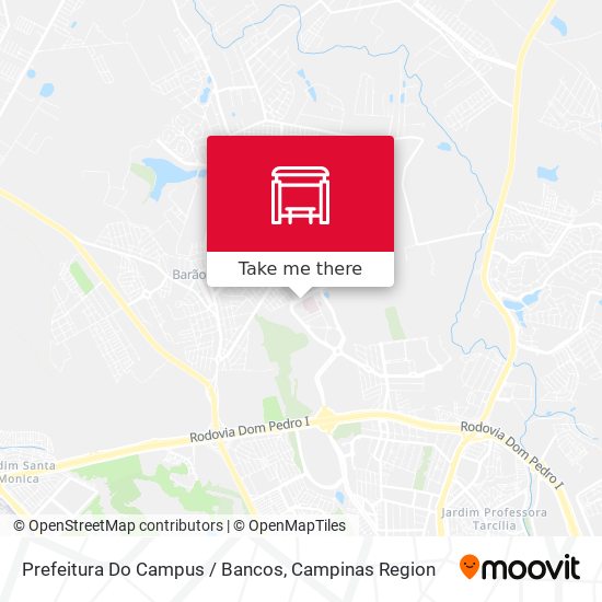 Prefeitura Do Campus / Bancos map