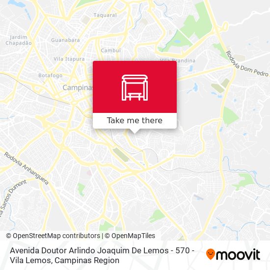 Avenida Doutor Arlindo Joaquim De Lemos -  570 - Vila Lemos map
