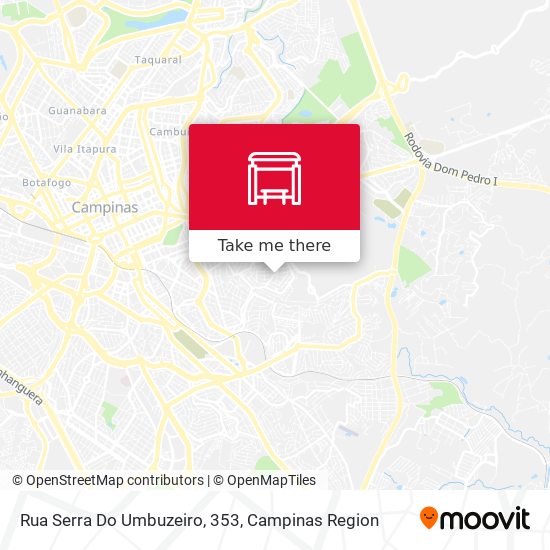 Rua Serra Do Umbuzeiro, 353 map