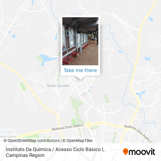 Instituto De Química / Acesso Ciclo Básico I map