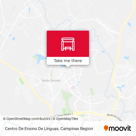 Centro De Ensino De Línguas map