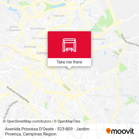 Avenida Princesa D'Oeste -  523-809 - Jardim Proença map