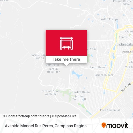 Avenida Manoel Ruz Peres map