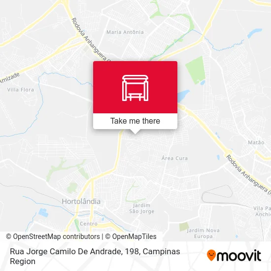 Rua Jorge Camilo De Andrade, 198 map