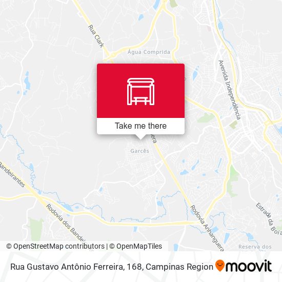 Rua Gustavo Antônio Ferreira, 168 map