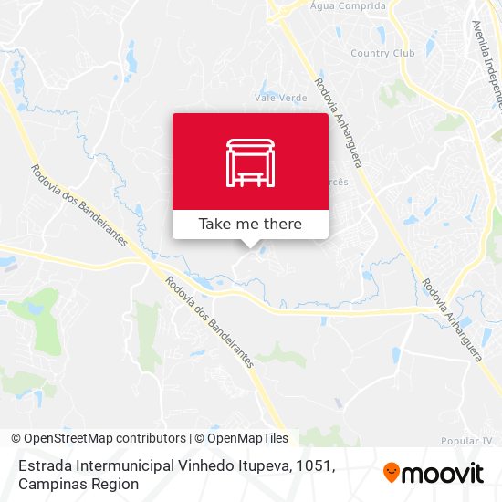 Estrada Intermunicipal Vinhedo Itupeva, 1051 map