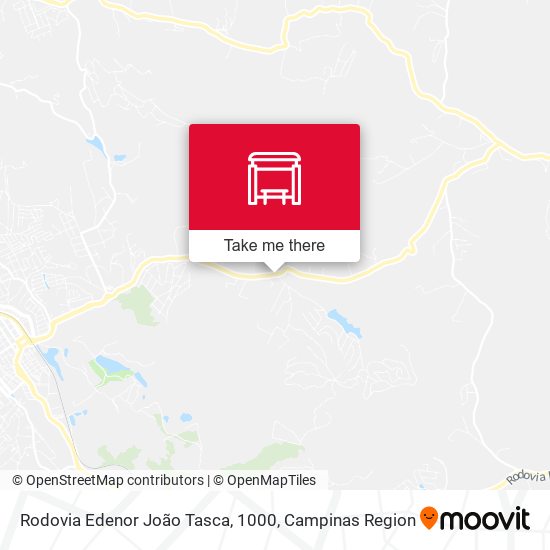 Rodovia Edenor João Tasca, 1000 map
