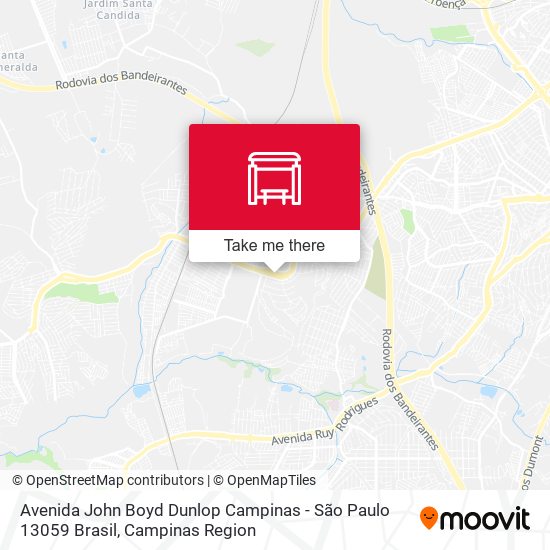 Avenida John Boyd Dunlop Campinas - São Paulo 13059 Brasil map