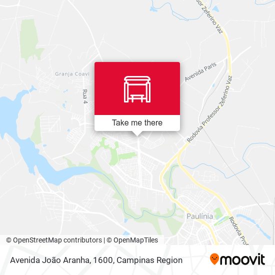 Avenida João Aranha, 1600 map