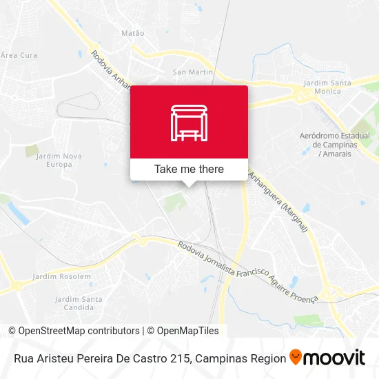 Rua Aristeu Pereira De Castro 215 map