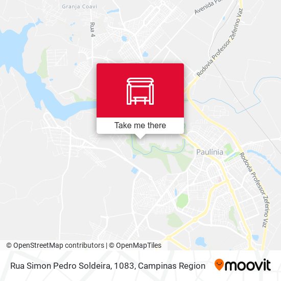 Rua Simon Pedro Soldeira, 1083 map