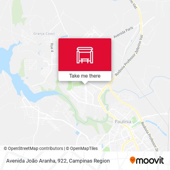 Avenida João Aranha, 922 map