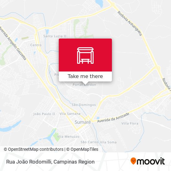 Rua João Rodomilli map