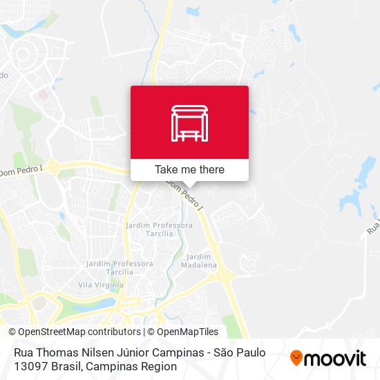 Rua Thomas Nilsen Júnior Campinas - São Paulo 13097 Brasil map