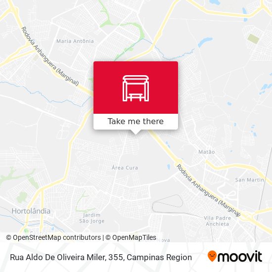 Rua Aldo De Oliveira Miler, 355 map