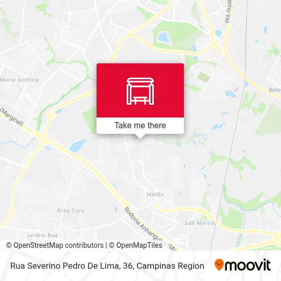 Rua Severino Pedro De Lima, 36 map