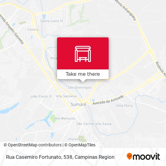Rua Casemiro Fortunato, 538 map