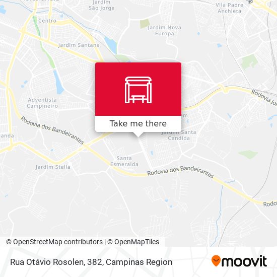 Rua Otávio Rosolen, 382 map