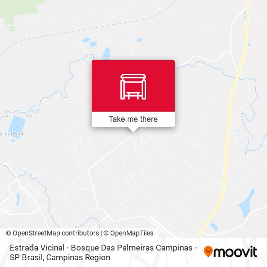 Estrada Vicinal - Bosque Das Palmeiras Campinas - SP Brasil map