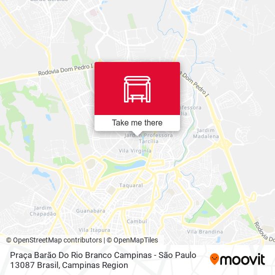Praça Barão Do Rio Branco Campinas - São Paulo 13087 Brasil map